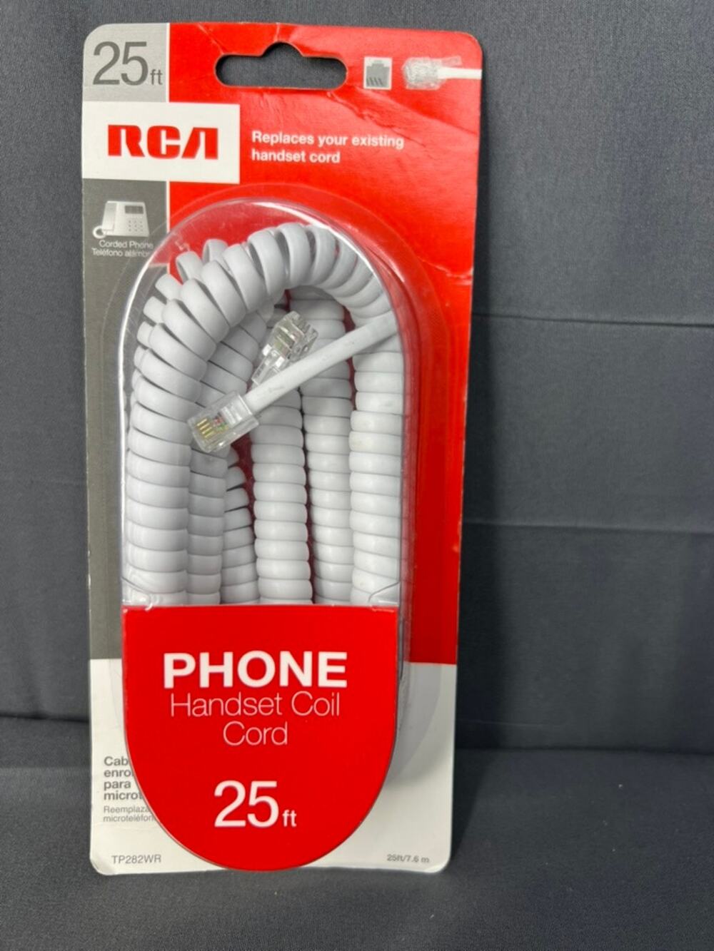 RCA Handset Cords 25' Phone Cord NIP